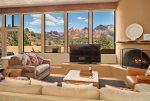 Palisades is a stunning and luxurious 2BD vacation home designed to capture the beauty of Sedona from every angle